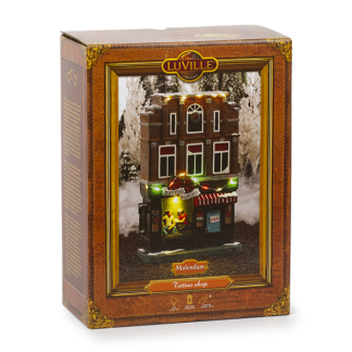 Luville Kerstdorp | Tattoo shop | Luville (Led, Batterijen) 1113134 K150303371 - 2