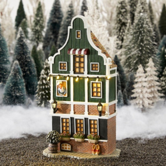 Luville Kerstdorp | Zaanse Schans huisje | Luville (Led, Batterijen) 1163012 K150303367 - 2