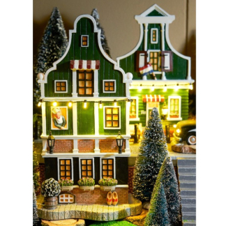 Luville Kerstdorp | Zaanse Schans huisje | Luville (Led, Batterijen) 1163012 K150303367 - 3