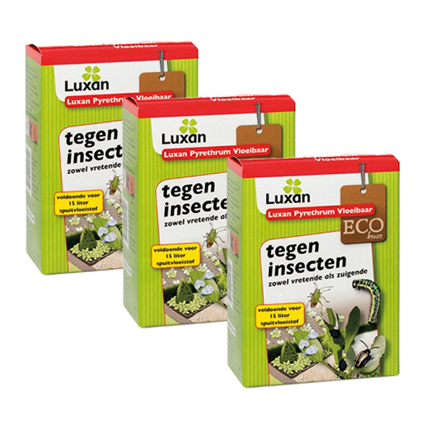 Luxan Insecten bestrijding | Luxan | 3 stuks | 30 ml (Ecologisch, Concentraat, Vretende en zuigende insecten)  V170111903 - 1