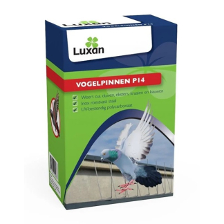 Luxan Vogelpinnen | Luxan | 5 stuks | 33 x 11 cm (RVS, Diervriendelijk) LUX146330 K170105699