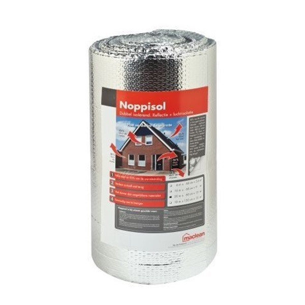 Mac Lean Isolatiefolie | Mac Lean | 25 x 0.6 meter (Energiebesparend, Zilver) 1200003 K100702808 - 1