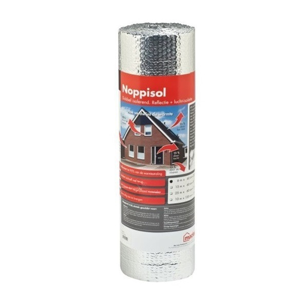 Mac Lean Isolatiefolie | Mac Lean | 6 x 0.6 meter (Energiebesparend, Zilver) 1200000 K100702806 - 1