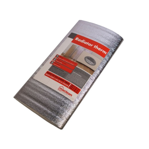 Mac Lean Radiatorfolie | Mac Lean | 2.5 x 0.5 meter (Energiebesparend, Zilver) 0414105 K100702801 - 1
