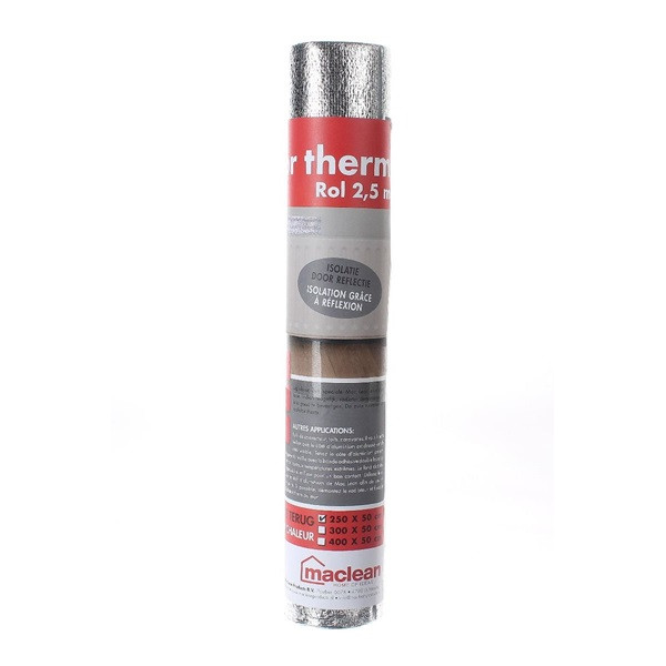 Mac Lean Radiatorfolie | Mac Lean | 2.5 x 0.5 meter (Op rol, Energiebesparend, Zilver) 0414120 K100702804 - 1