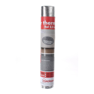 Mac Lean Radiatorfolie | Mac Lean | 2.5 x 0.5 meter (Op rol, Energiebesparend, Zilver) 0414120 K100702804 - 