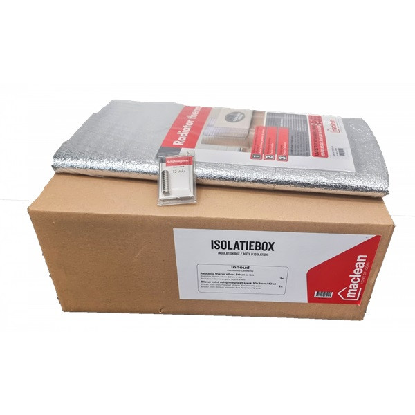 Mac Lean Radiatorfolie | Mac Lean | 4 x 0.5 meter (Isolatiebox, Inclusief magneten, Energiebesparend) 414131 K100702823 - 3