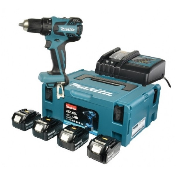 Makita Accu schroefboormachine | Makita (18V, DDF459RF4J, Incl. accu en lader) DDF459RF4J K180106945 - 1