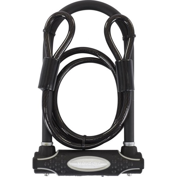 Master Lock Beugelslot fiets | Master Lock | 8274EURDPRO | 11 x 21 cm (U-vorm, Stalen kabel) 8274EURDPRO K170404610 - 1