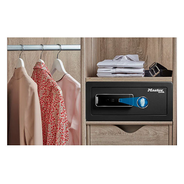 Master Lock Elektronische kluis | Master Lock | LX110BEURHRO | 19 x 43 x 37 cm (Biometrisch slot, vingerafdrukscanner, batterijen) LX110BEURHRO K170404347 - 6