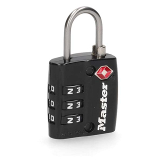 Master Lock Hangslot | Master Lock | 4680EURDBLK | 30 mm (Cijferslot, TSA-goedgekeurd) 4680EURDBLK K170105194 - 1