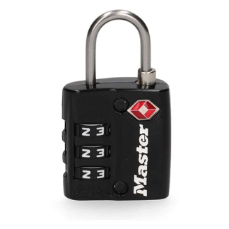 Master Lock Hangslot | Master Lock | 4680EURDBLK | 30 mm (Cijferslot, TSA-goedgekeurd) 4680EURDBLK K170105194 - 2