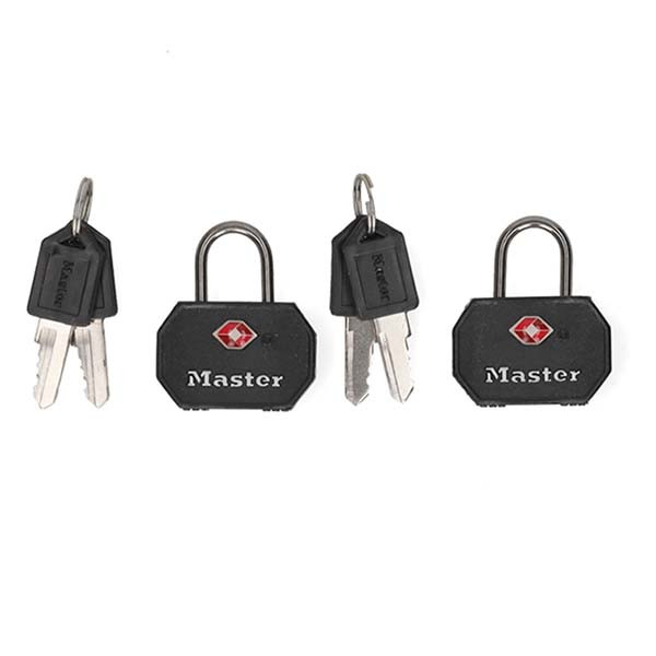 Master Lock Hangslot | Master Lock | 4681EURTBLK | 30 mm | 2 stuks (TSA-goedgekeurd) 4681EURTBLK K170105193 - 1