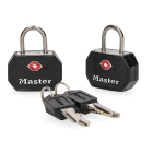 Master Lock Hangslot | Master Lock | 4681EURTBLK | 30 mm | 2 stuks (TSA-goedgekeurd) 4681EURTBLK K170105193 - 2