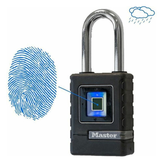 Master Lock Hangslot | Master Lock | 4901EURDLHCC | 56 mm (Biometrisch, Stalen beugel) 4901EURDLHCC K170404706 - 2