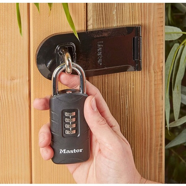 Master Lock Hangslot | Master Lock | 656EURDBLK | 48 mm (Cijferslot, Herstelsleutel, Stalen beugel) 656EURDBLK K170404622 - 2