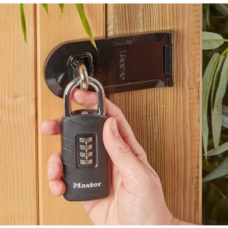 Master Lock Hangslot | Master Lock | 656EURDBLK (48 mm, Cijferslot, Herstelsleutel, Stalen beugel) 656EURDBLK K170404622 - 2