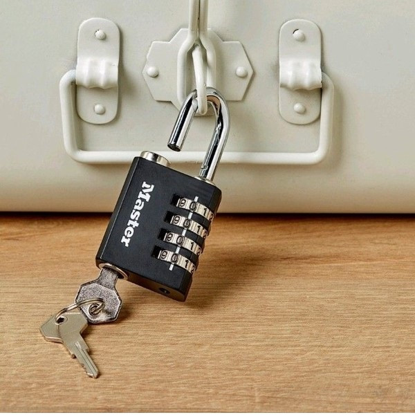 Master Lock Hangslot | Master Lock | 7641EURDBLK | 40 mm (Cijferslot, Herstelsleutel, Stalen beugel) 7641EURDBLK K170404623 - 2
