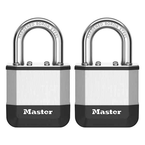 Master Lock Hangslot | Master Lock | Elite Heavy Duty Lock | 2 stuks | 45 mm (Gelamineerd staal) PK1EURT K170404777 - 3