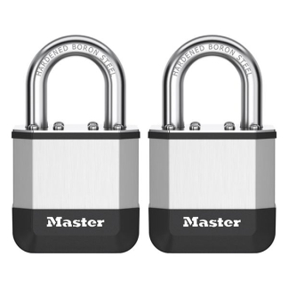 Master Lock Hangslot | Master Lock | Elite Heavy Duty Lock | 2 stuks | 45 mm (Gelamineerd staal) PK1EURT K170404777 - 3