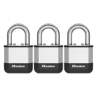 Master Lock Hangslot | Master Lock | Elite Heavy Duty Lock | 3 stuks | 45 mm (Gelamineerd staal) PK1EURTRI K170404779 - 3
