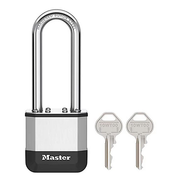 Master Lock Hangslot | Master Lock | Elite Heavy Duty Lock | 45 mm (Gelamineerd staal, Extra lange beugel) PK1EURDLJ K170404776 - 4