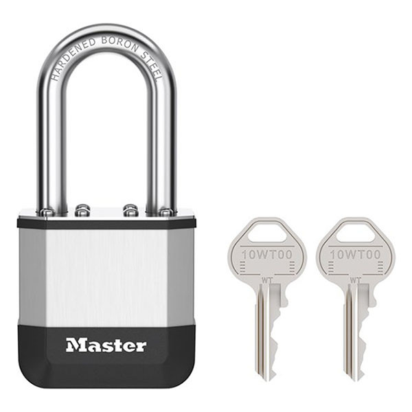 Master Lock Hangslot | Master Lock | Elite Heavy Duty Lock | 45 mm (Gelamineerd staal, Lange beugel) PK1EURDLF K170404775 - 1