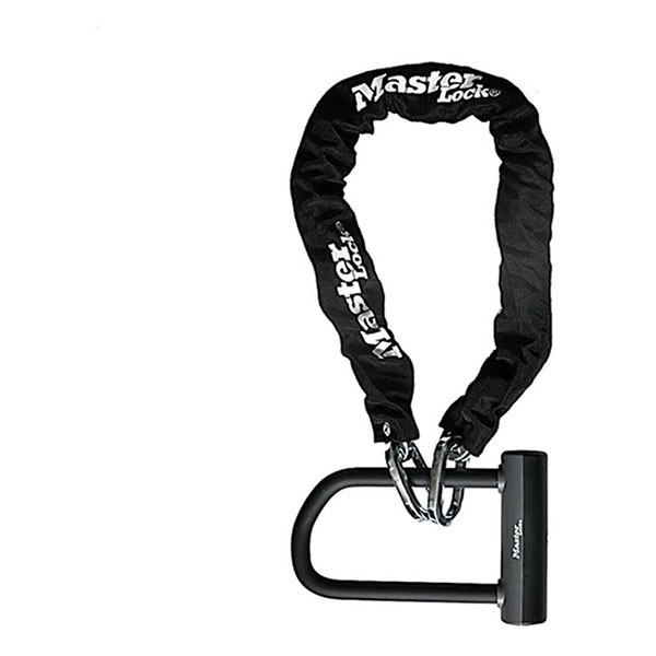 Master Lock Kettingslot | Master Lock | 100 cm (Ø 10 millimeter, U-slot, 3 sleutels, Staal) 8376EURDPRO K170404792 - 1