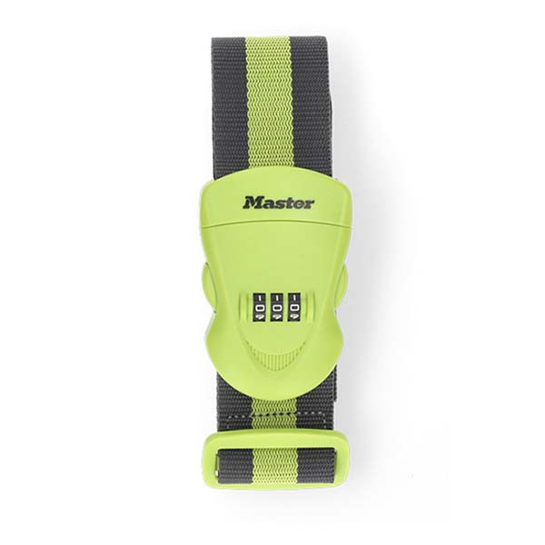 Master Lock Kofferriem | Master Lock | Cijferslot | 4701EURDGRN | 200 cm (Nylon, Groen) 4701EURDGRN K170105191 - 1