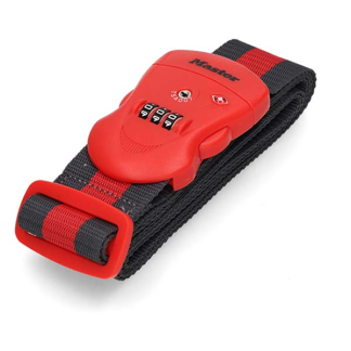 Master Lock Kofferriem | Master Lock | Cijferslot | 4702EURDRED | 200 cm (Nylon, Rood) 4702EURDRED K170105192 - 2