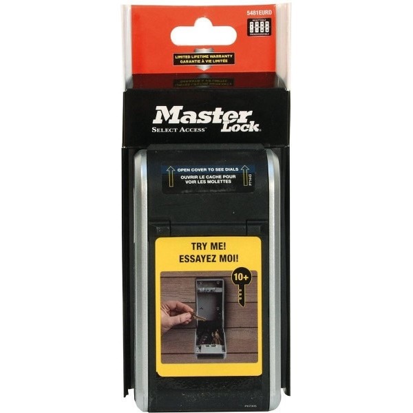 Master Lock Sleutelkluis | Master Lock | 5481D | 7.6 x 5.6 x 13.6 cm (Cijferslot, Aluminium) 5481EURD K170404335 - 7