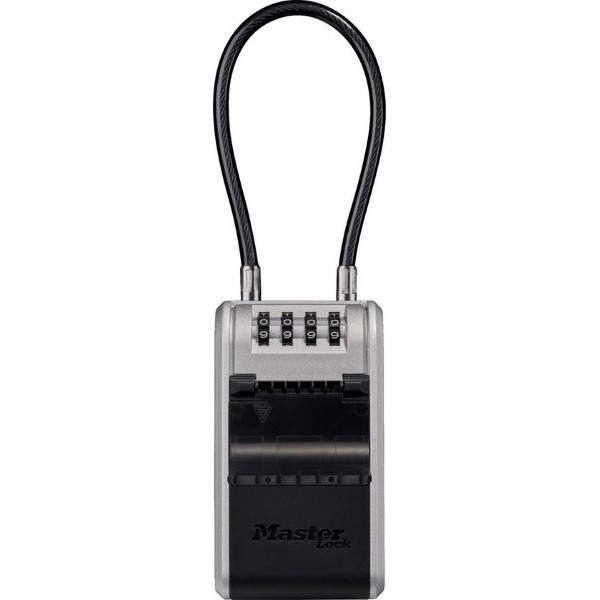 Master Lock Sleutelkluis | Master Lock | 5482EURD | 7.6 x 5.6 x 28.3 cm (Cijferslot, Flexibele kabel, Metaal) 5482EURD K170404336 - 1