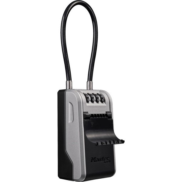 Master Lock Sleutelkluis | Master Lock | 5482EURD | 7.6 x 5.6 x 28.3 cm (Cijferslot, Flexibele kabel, Metaal) 5482EURD K170404336 - 2
