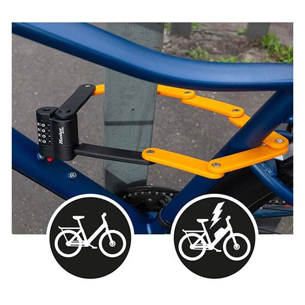 Master Lock Vouwslot | Master Lock | 8336EURDPRO | 80 cm (Gehard staal, Cijferslot) 8336EURDPRO P72728 K170404694 - 4