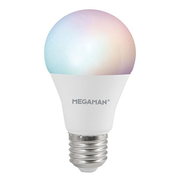 Megaman Slimme lamp E27 | Megaman | Peer (9W, 810lm, RGBW, 2700-6500K, Dimbaar) MM12343 K101303069 - 1