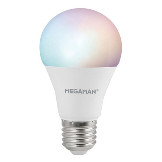 Megaman Slimme lamp E27 | Megaman | Peer (9W, 810lm, RGBW, 2700-6500K, Dimbaar) MM12343 K101303069