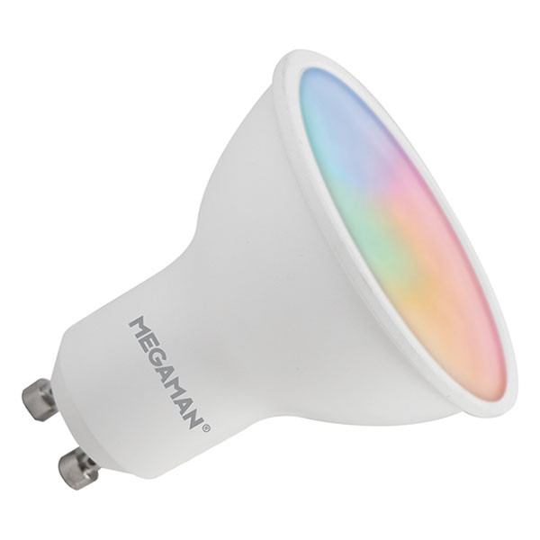Megaman Slimme lamp GU10 | Megaman | Spot (4.7W, 430lm, RGBW, 2700-6500K, Dimbaar) MM12344 K101303070 - 1