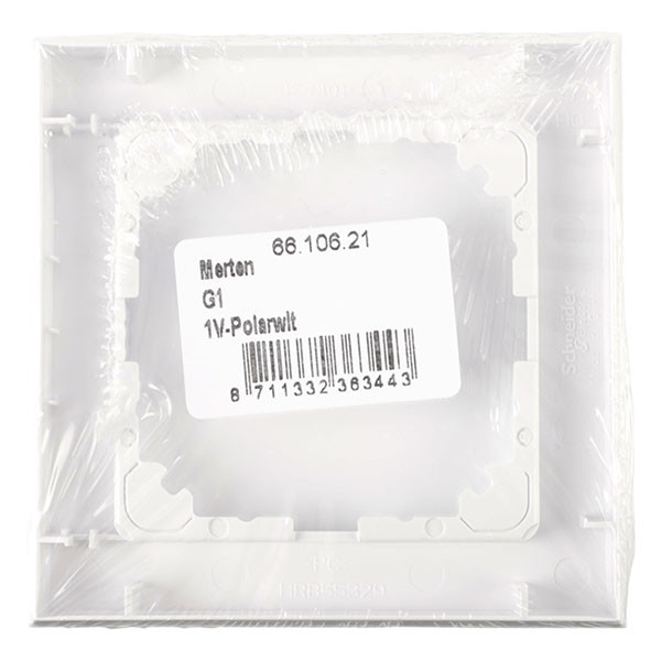 Merten Afdekraam | Merten | System M-Pure (1-voudig, Actief wit) 66.106.21 K180107963 - 4