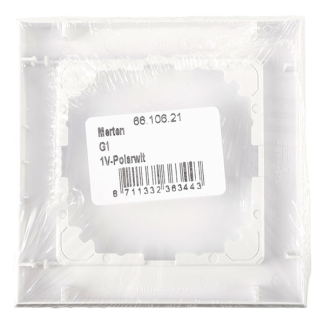 Merten Afdekraam | Merten | System M-Pure (1-voudig, Actief wit) 66.106.21 K180107963 - 4