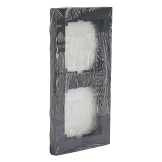 Merten Afdekraam | Merten | System M-Pure (2-voudig, Antraciet) 66.105.22 K180107961 - 3