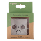 Merten Centraalplaat | Merten | System M (2 poorten, Radio, Televisie, Actief wit) 58.101.82 K180107992 - 4