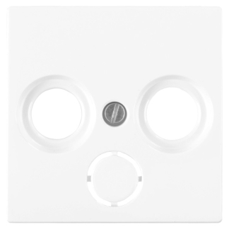 Merten Centraalplaat | Merten | System M (2 poorten, Radio, Televisie, Actief wit) 58.101.82 K180107992