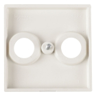 Merten Centraalplaat | Merten | System M (2 poorten, Radio, Televisie, Wit) 58.104.82 K180107993 - 2