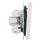 Merten Kruisschakelaar | Merten | System M (Inbouw, Actief wit) 58.101.07 K180107972 - 2