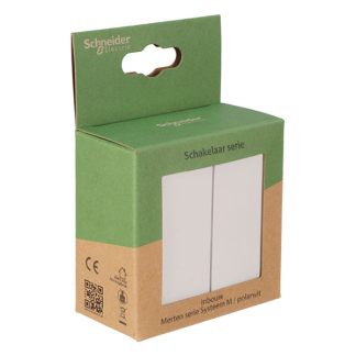 Merten Serieschakelaar | Merten | System M (Inbouw, Wit) 58.104.02 K180107975 - 5