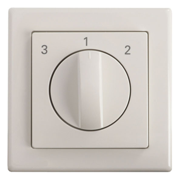 Merten Standenschakelaar | Merten | System M (Inbouw, Draaiknop, 3 standen, Wit) 58.104.18 K180107998 - 2