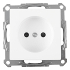 Stopcontact | Merten | System M (Inbouw, Actief wit)