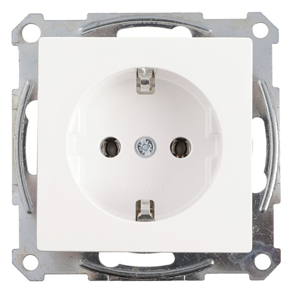 Merten Stopcontact | Merten | System M (Inbouw, Randaarde, Actief wit) 58.101.42 K180107986 - 1