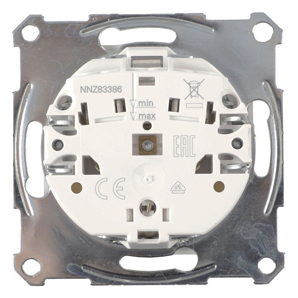 Merten Stopcontact | Merten | System M (Inbouw, Randaarde, Actief wit) 58.101.42 K180107986 - 3