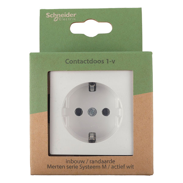 Merten Stopcontact | Merten | System M (Inbouw, Randaarde, Actief wit) 58.101.42 K180107986 - 4